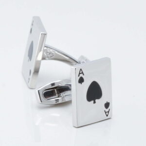 Ace of Spades Cufflinks 2821