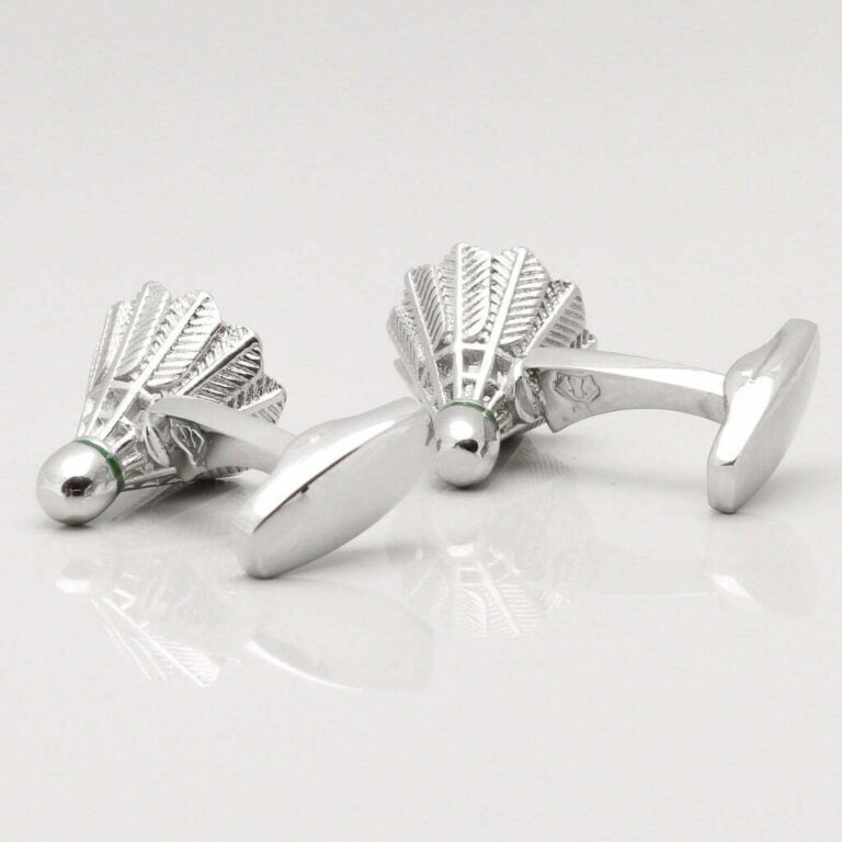 Badminton Shuttlecock Cufflinks Gallery 1 of 1