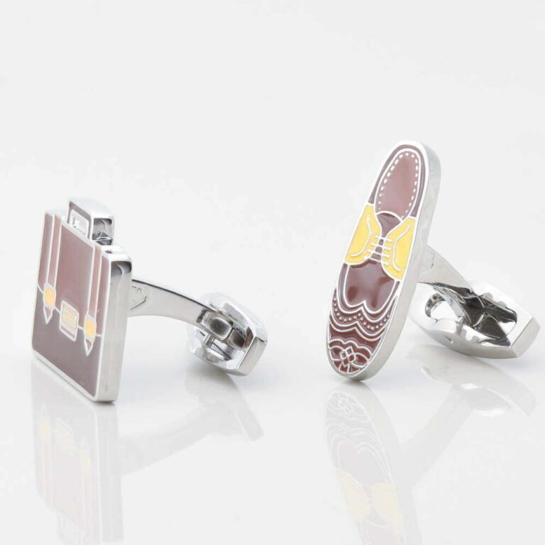 Brogue Briefcase Cufflinks Gallery 1 of 1