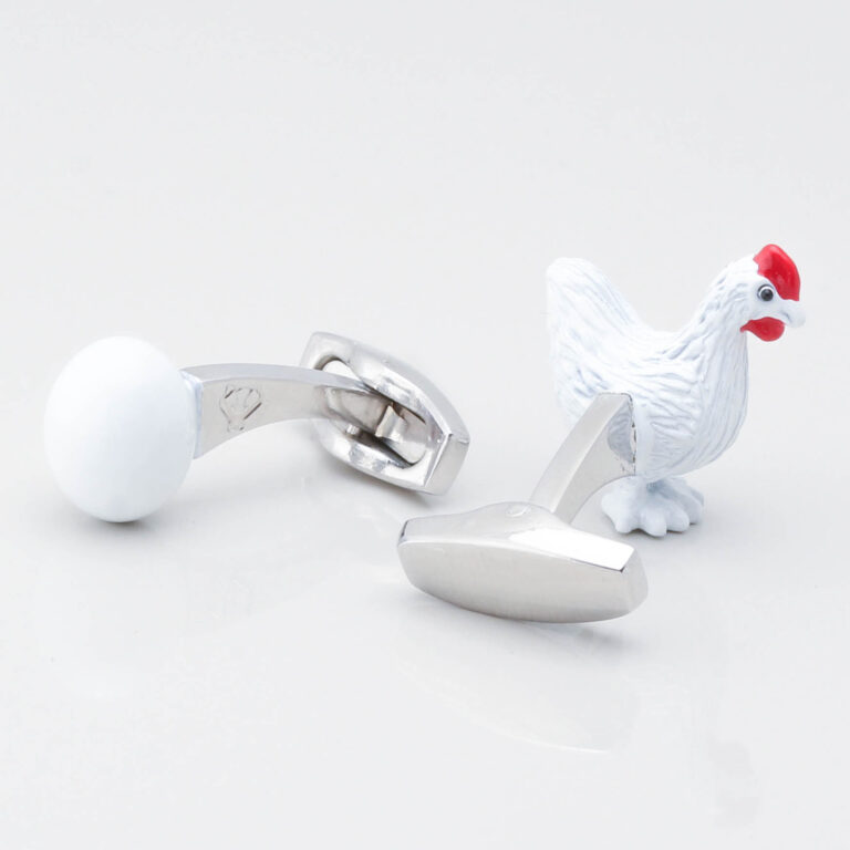 Chicken Egg Cufflinks Gallery 2839