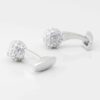 Clear Crystal Sphere Cufflinks Gallery 4411 1