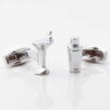 Cocktail Shaker And Glass Cufflinks 1 of 1 1