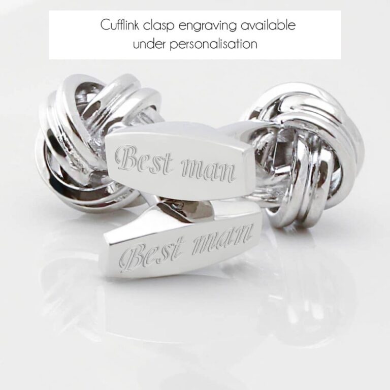 Cufflink Clasp Engraving