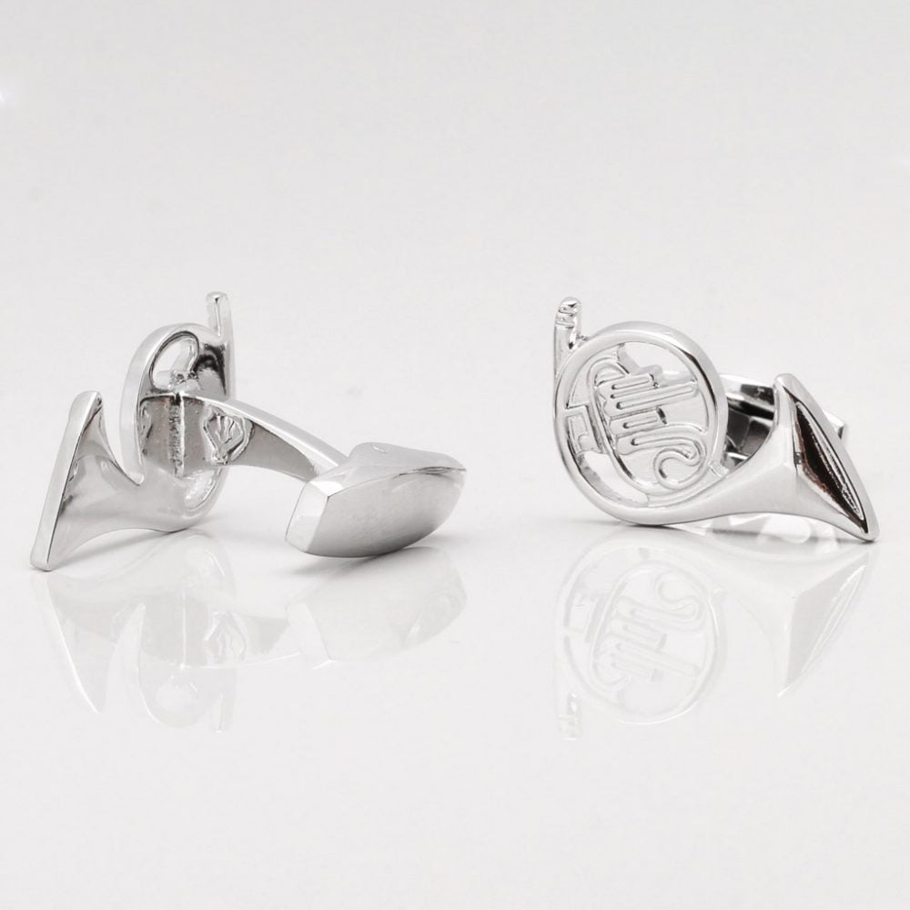 French Horn Cufflinks Gallery 1 of 1 1