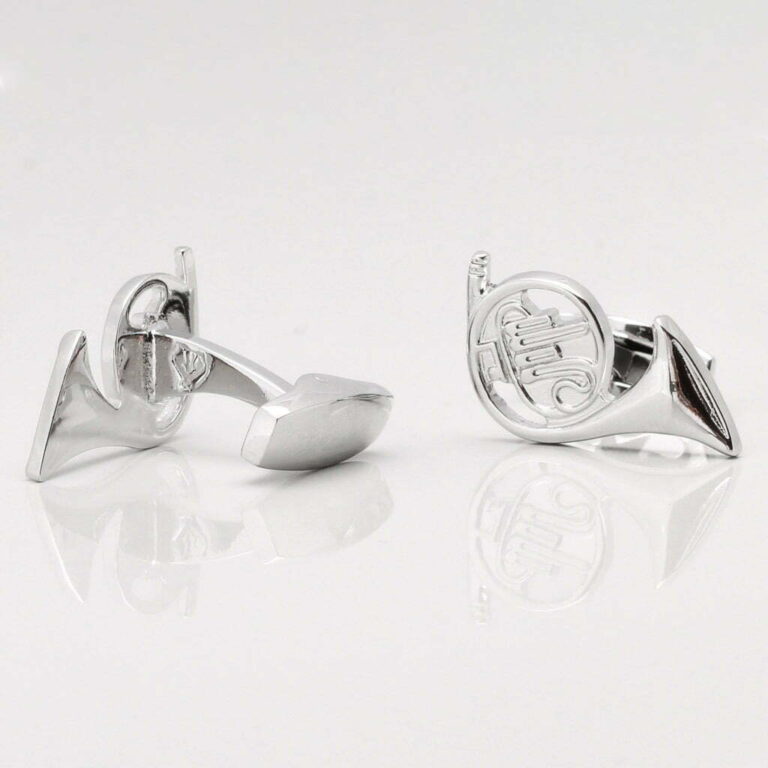 French Horn Cufflinks Gallery 1 of 1 1