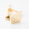 Gold Classic Motif Octagon Cufflinks