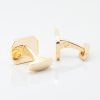 Gold Classic Motif Octagon Cufflinks Gallery 2
