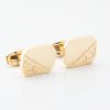 Gold Classic Motif Octagon Cufflinks Gallery