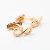 Gold Sterling Silver Infinity Cufflinks