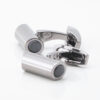 Gunmetal Cylinder Cufflinks