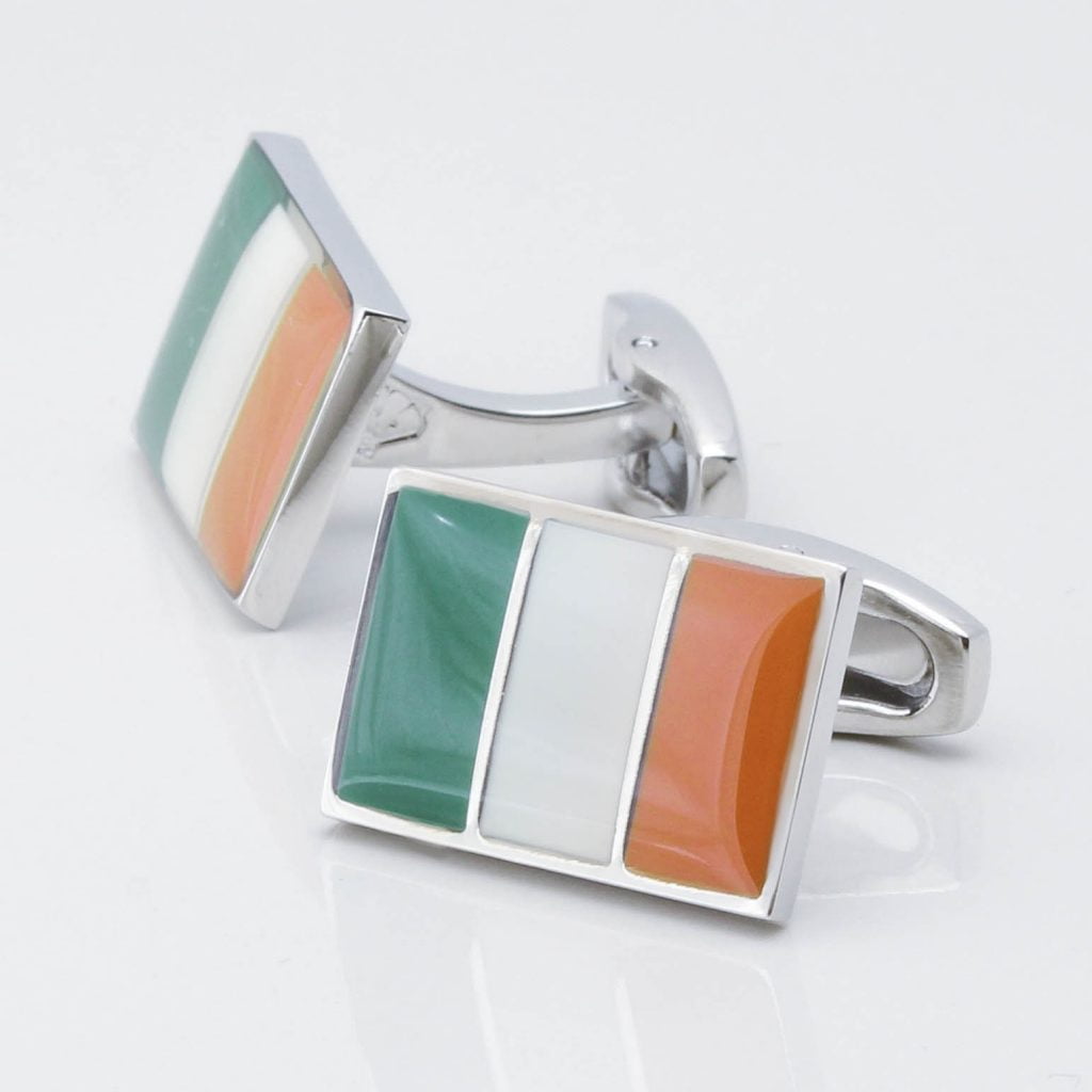 Irish Flag Cufflinks 2791