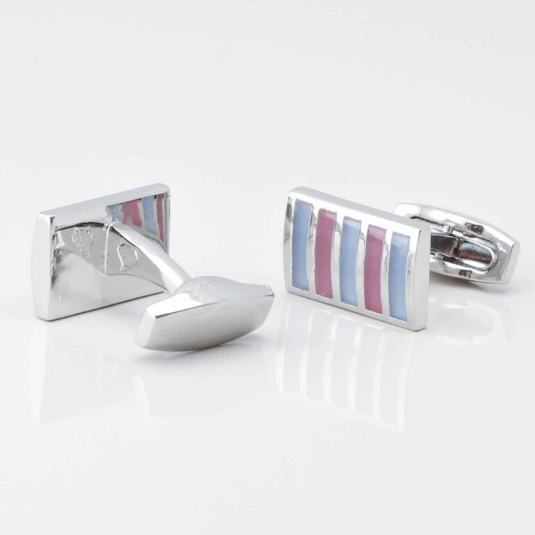 Light Blue Pink Cats Eye Cufflinks Gallery 2 3890