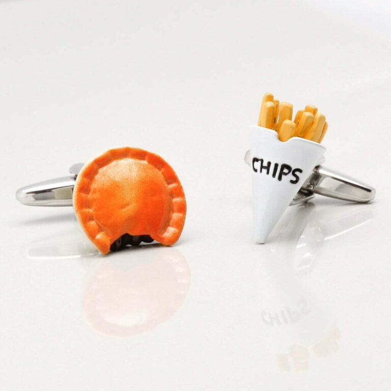 Pie and Chips Cufflinks 1 of 1 1