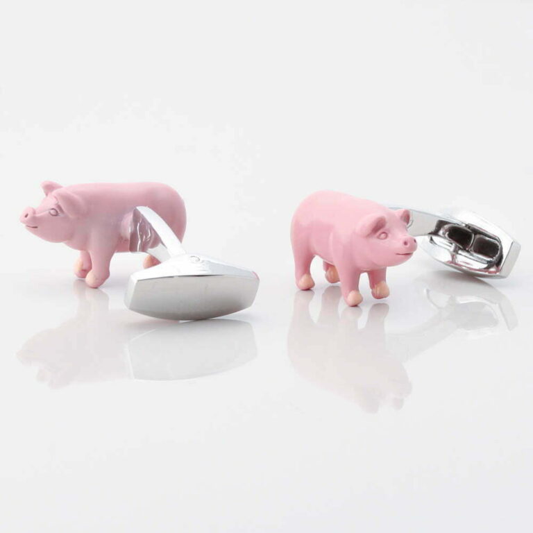 Pig Cufflinks Gallery 1 of 1 1