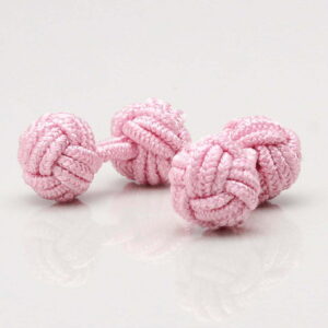 Pink Knot Cufflinks 1 of 1