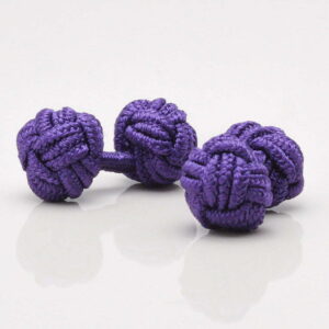 Purple Knot Cufflinks 1 of 1