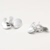 SILVER PLATED PROPELLER CUFFLINKS GALLERY 1 of 1