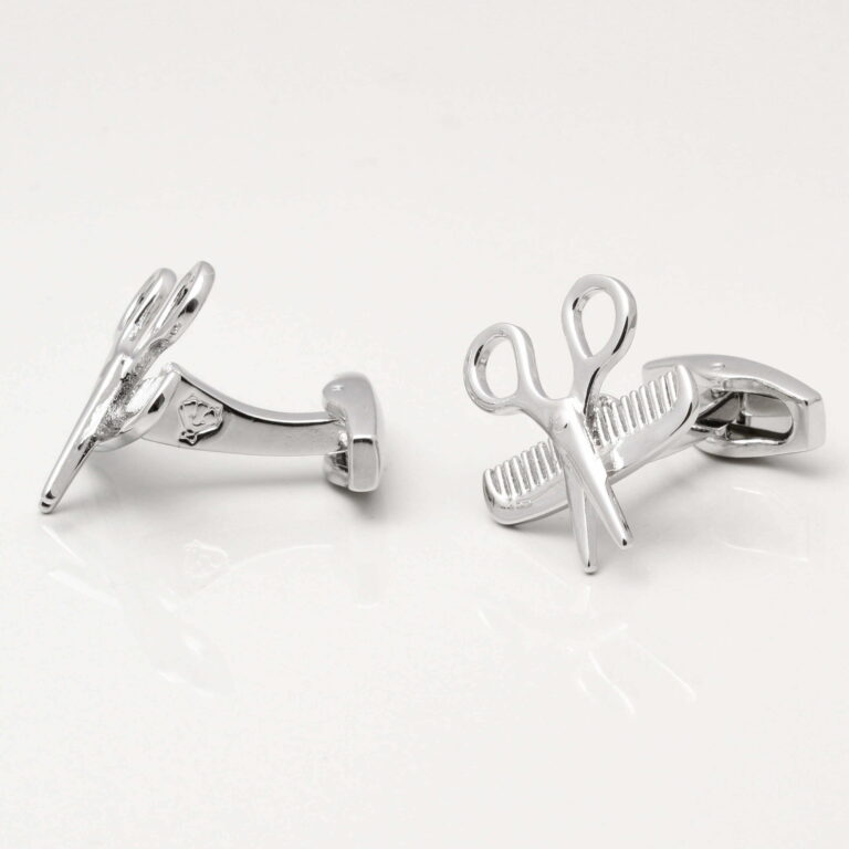 Scissor and Comb Cufflinks Gallery 1 of 1