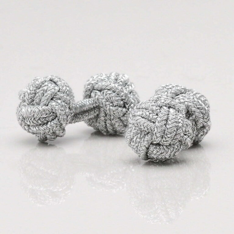 Silver Knot Cufflinks 1 of 1