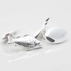 Silver Plated Carp Cufflinks 1 of 1 5