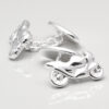 Silver Plated Motorbike Cufflinks 1 of 1