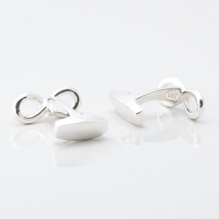 Sterling Silver Infinity Cufflinks Gallery 2