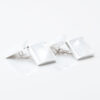 Sterling Silver Mother of Pearl Double Sided Cufflinks