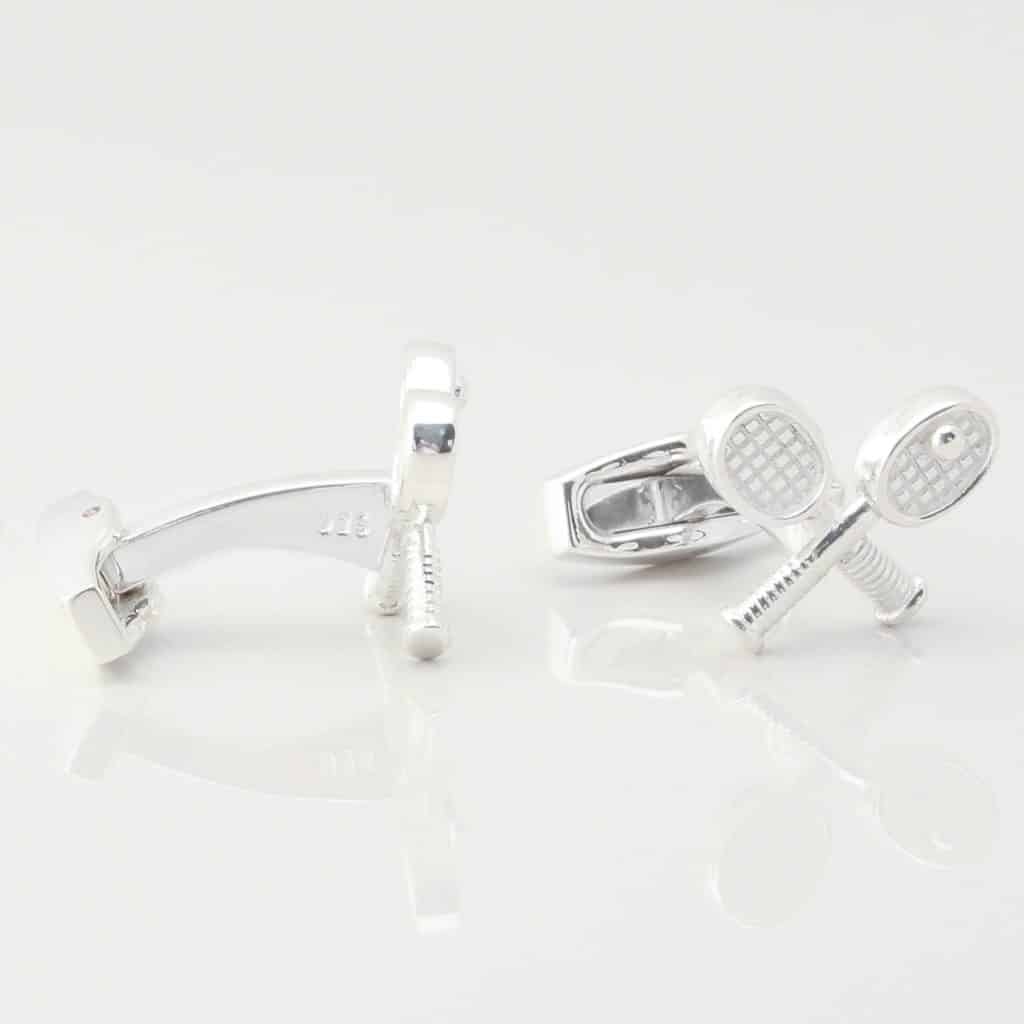 Sterling Silver Tennis Cufflinks Gallery 4147