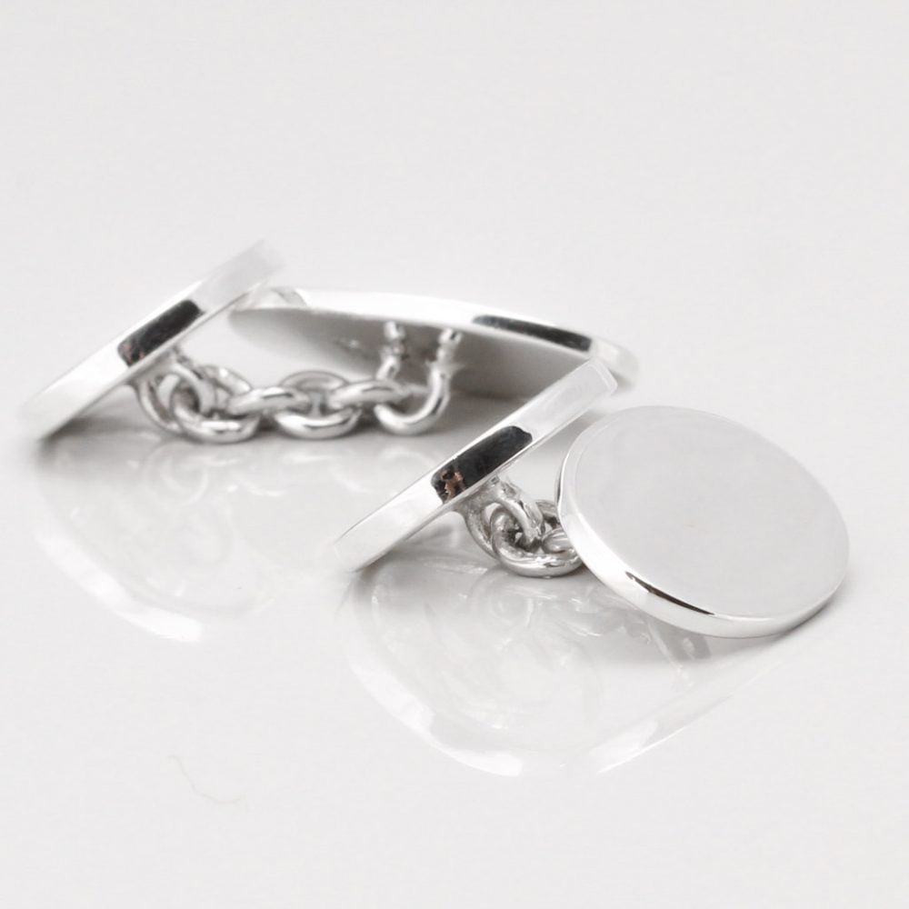 Sterling Silver Thistle Cufflinks Gallery 1 of 1