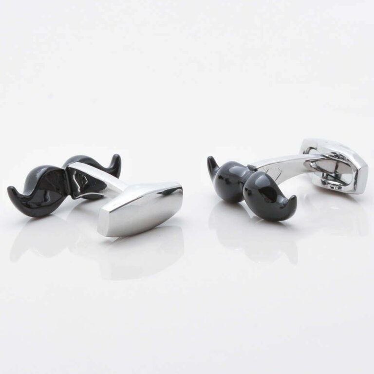 moustache cufflinks gallery 1 of 1