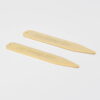 Engraved Gold Plated Collar Stiffeners