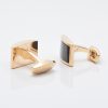 Gold Plated Onyx Cufflinks Gallery