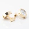 Gold Real Working Clock Cufflinks Gallery