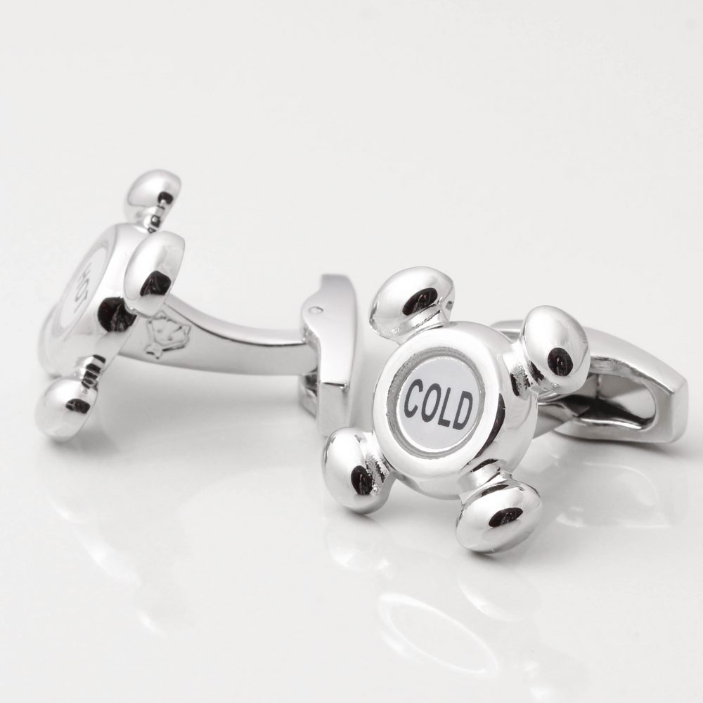 Hot Cold Tap Cufflinks Gallery 1 of 1