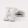 Letter H Cufflink 1 of 1 2