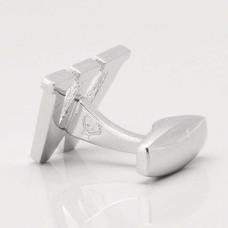 Letter W Cufflink Gallery 1 of 1