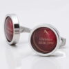Personalised Cricket Ball Cufflinks 1 of 1