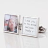Personalised Love Daddy To The Moon Back Cufflinks 1 of 1