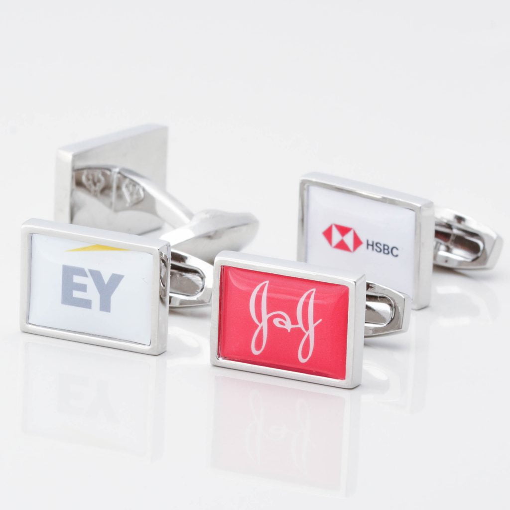 Rectangular Logo Cufflinks 1 of 1 1