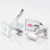 Rectangular Logo Cufflinks Gallery 1 of 1 1