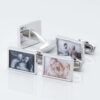 Rectangular Personalised Photo Cufflinks 3016