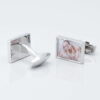 Rectangular Personalised Photo Cufflinks Gallery 3017