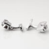Silver Mortar Board Cufflinks Gallery 1 of 1