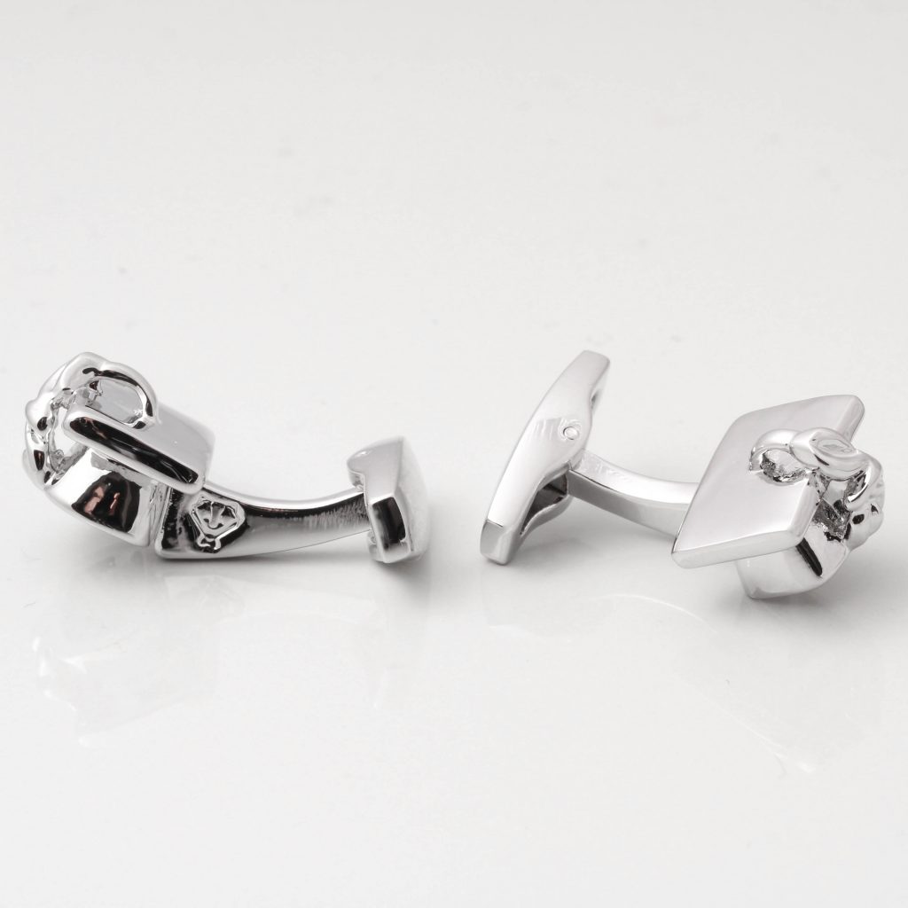 Silver Mortar Board Cufflinks Gallery 1 of 1