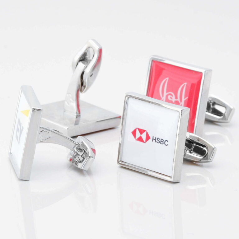 Square Logo Cufflinks Gallery 1 of 1 1