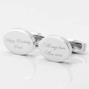 silver oval double new stylehappybirthday