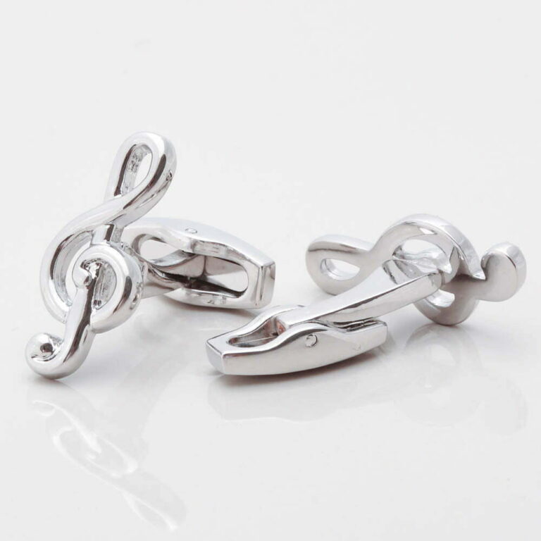 treble clef cufflinks gallery 2 1 of 1
