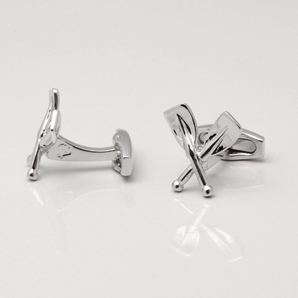 Crossed Oars Rowing Cufflinks Gallery 1 of 1