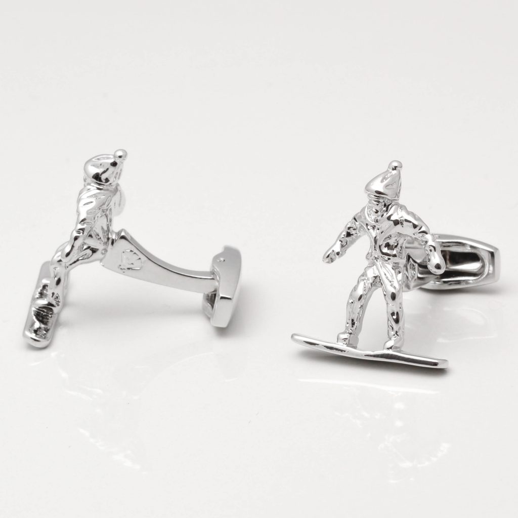 Snowboarding Cufflinks Gallery 1 of 1