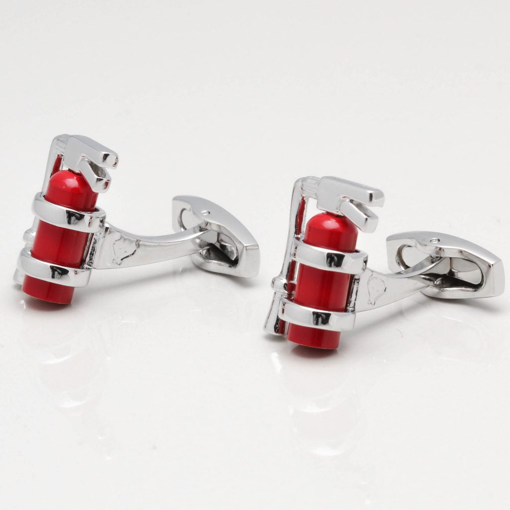 Fire Extinguisher Cufflinks Gallery 1 of 1